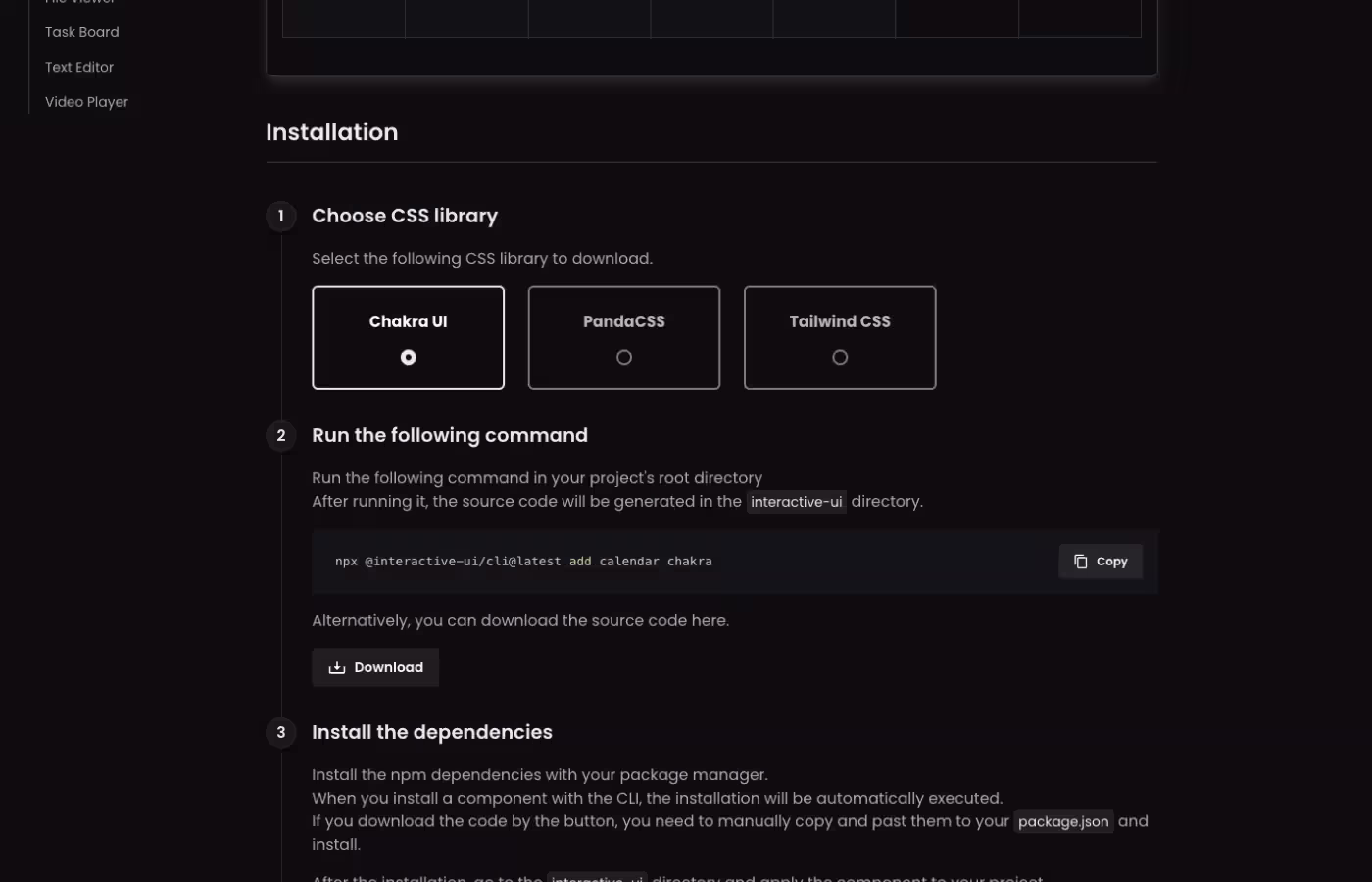 A image of Interactive UI 3